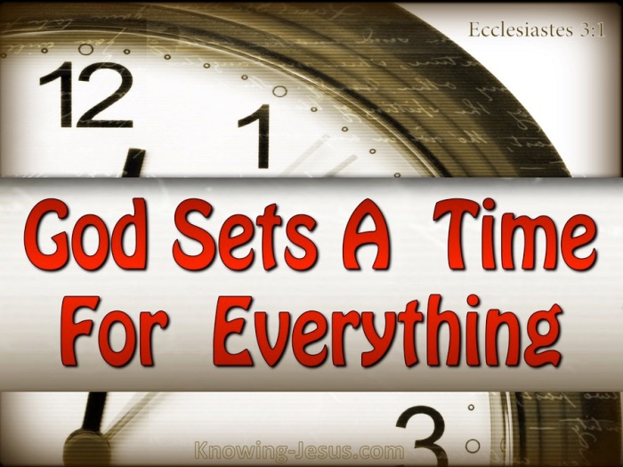 Ecclesiastes 3-1 To Everything There Is A Season Under Heaven red